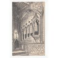 Wall Pulpit Chester Cathedral Sketch Art Postca...