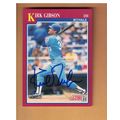 Kirk Gibson AUTOGRAPHED 1991 SCORE TRADED BASEB...