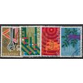 1972 Michel 964/967 - fine used (o)