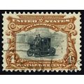 296, Used 4¢ XF GEM - Pretty Stamp - Light Canc...