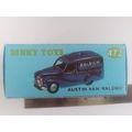 Dinky No472 Austin Van "RALEIGH" Blue - Replica...