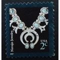 US Stamp #3753 used: 2007 2c Navajo Jewelry, Ne...