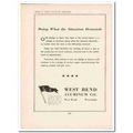 west bend aluminum company 1943 our pledge ww2 ...