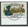 GER 1985 80pf '2000TH ANN OF AUGSBURG' FINE USE...