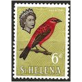 St Helena 1961 SG181 6d Red. Sepia & Light Yell...