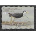 CKI 2008 $1.00 'BIRDS -'WHITE BREASTED WATERHEN...