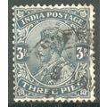 India 1911 - SG 201 - KGV 3p grey - used 4