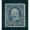 Used 264 1c Benjamin Franklin Fine Plus M02813