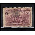 Used 231 2c Landing of Columbus Almost Very Fin...
