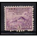 752 3c Washington's Hdqs Barely Clears MNH O4809
