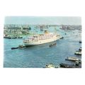AMSTERDAM HARBOUR, CRUISE BOAT, HOLLAND .unused...