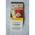 Matchbook Cover Le Grilloir, Herve Wallee, Ivry...