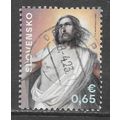 SLOVENSKO 2022 65c EASTER PAINTING JESUS USED S...