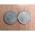 Sweden 1961 10 Silver Ore Coin