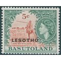 Lesotho 1966 5c chestnut & deep grey-green SG11...