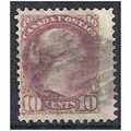 Canada 1876 SG87 10c Pale Lilac Magenta Fine Us...