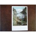 Switzerland Grindelwald Glacier vintage colour ...