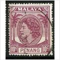 PENANG 1954/1957 SG 34 - #3 fine used (o)