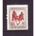 SOUTH AFRICA 1967 SG 239 1c KAFFERBOOM FLOWER U...