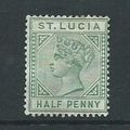 st.lucia victoria sg43 die 2 hm