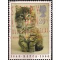 GB, CATS, RSPCA Kitten, light brown 1990, 20p, #4