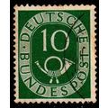 Germany 1951 Bundespost Coach Horn 10Pfg Used S...
