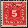 Austria. 1916 5h (Numeral) S.G.D273 Used