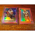 2022-2022 Panini Optic, Rated Rc, 2-Cards, Pink...