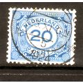 NETHERLANDS 1921 SG 244 20c BLUE FINE USED #5