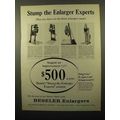 1962 Beseler Enlarger Ad - 23C, 45 HCA, 45 MCR-X
