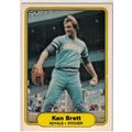 1982 Fleer baseball card 406 Ken Brett– Royals