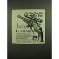 1980 Thompson/Center Contender Pistol Ad - The ...
