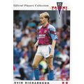 Panini 1992 Official Players Trading Cards: Aston Villa - Midfielder, Richardson