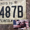 Illinois 1969 1970 Vintage License Plate Single...