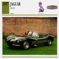 Collectors Club card. Classic Cars. Jaguar XK-SS