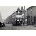 a0089 - Birmingham Tram in Park Road , Aston 19...