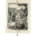 New Dresses in the Garden, Victorian Fashion, B...