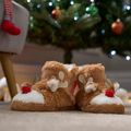 LINEA Men's Christmas Reindeer Slipper Boots BNWT