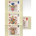 HERALDRY set of 4 issued 1984 by Post office po...