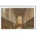 A908 CAMBRIDGE King's College Chapel Interior V...