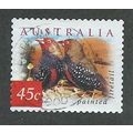 AUS 2001 45c (S/A) 'FLORA AND FAUNA-BIRDS-FIRET...