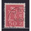NORWAY 1962 DEFINITIVES 50 ore VALUE USED SG535