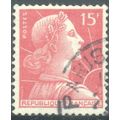 France 1955 - 15f carmine - "France" - used 6