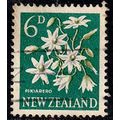 New Zealand 1960 Flower 6D Used Stamp .
