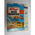 Kelloggs Rice Krispies Empty Cereal Box 1995 Ca...
