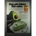 1981 Knox Gelatine Ad - California Avocado Chif...