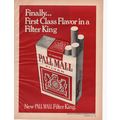 Pall Mall Cigarettes vintage Full Page Print Ad...