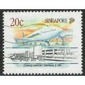 Singapore 1991 Civil Aviation 20c Multicoloured...