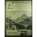 1946 Canadian National Railroad Ad - Jasper.. Gem of the Canadian Rockies