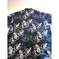 Ocean Current Hawaiian Shirt 2XL Blue Black SS ...
